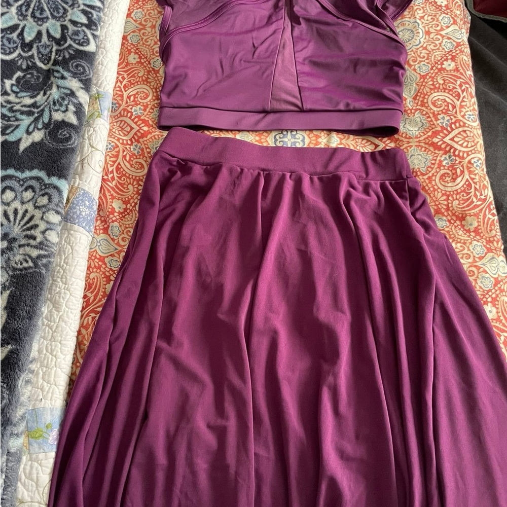 Balera Purple two piece costume